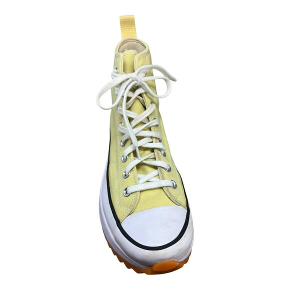 Converse Run Star Hike Lemon Drop High Top Platform Unisex Sneakers - Picture 4 of 11